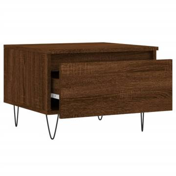 Stylish Brown Oak Coffee Table | 50x46x35 cm | HipoMarket