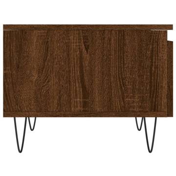 Stylish Brown Oak Coffee Table | 50x46x35 cm | HipoMarket