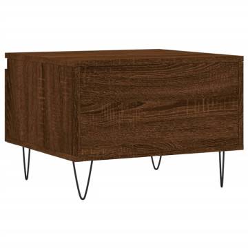 Stylish Brown Oak Coffee Table | 50x46x35 cm | HipoMarket