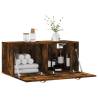 Wall Cabinet Smoked Oak 80x36.5x35 cm | Durable Storage Solution