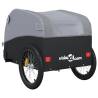 Bike Trailer Black and Grey – 30 kg Iron Cargo Capacity