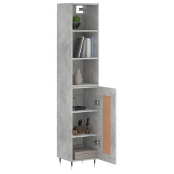 Highboard Concrete Grey - Stylish Storage Solution | HipoMarket