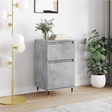 Concrete Grey Sideboard - Stylish Storage Solution | HipoMarket