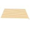 Replacement Fabric for Awning - Yellow & White 4x3.5m