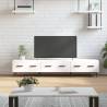 TV Cabinet White 150x36x30 cm Engineered Wood Colour white Quantity in Package 1 