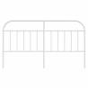 Stylish White Metal Headboard 180 cm | Hipo Market