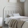 Metal Headboard White 107 cm Colour white Size 107 cm Quantity in Package 1 