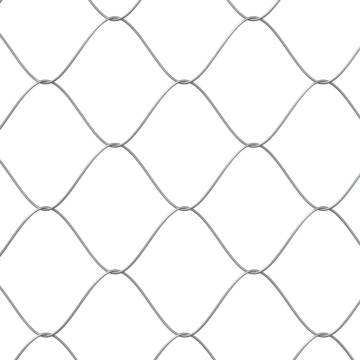 Durable Dog Cage with Door - Grey Galvanised Steel 2x2x1.5m