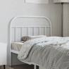 Stylish White Metal Headboard 107 cm | HipoMarket