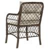 Garden Chairs with Cushions 2 pcs Brown Poly Rattan | HipoMarket