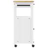 MONZA Kitchen Trolley - Solid Pine Wood | 48x40x90 cm