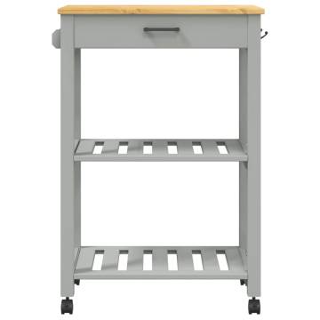 Kitchen Trolley MONZA - Solid Wood Pine | Stylish Storage