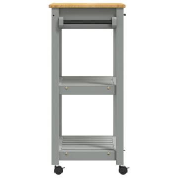 Kitchen Trolley MONZA - Solid Wood Pine | Stylish Storage