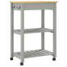 Kitchen Trolley MONZA - Solid Wood Pine | Stylish Storage