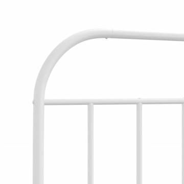 Stylish White Metal Headboard 107 cm | HipoMarket