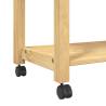 Kitchen Trolley MONZA - Solid Pine Wood, 84x40x90 cm