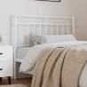 Metal Headboard White 100 cm Colour white Size 100 cm Quantity in Package 1 