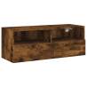 TV Wall Cabinet Smoked Oak 80x30x30 cm Engineered Wood Colour smoked oak Quantity in Package 1 Width 80 cm 