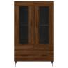 Stylish Highboard Brown Oak - 69.5x31x115 cm | HipoMarket