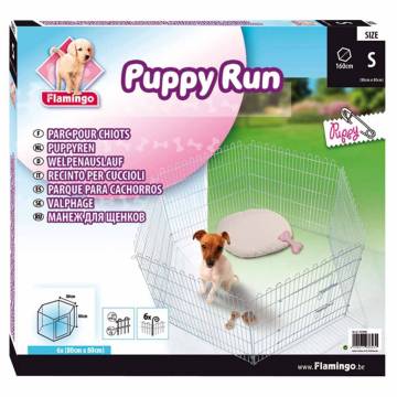 FLAMINGO Puppy Playpen 160x80 cm - Secure & Spacious