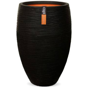 Capi Vase Nature Rib Elegant Deluxe - 40x60 cm Black