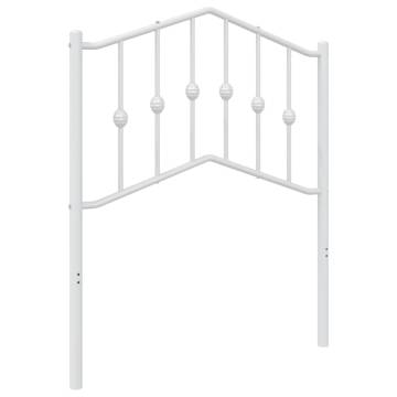 Stylish White Metal Headboard - 75 cm | Hipomarket