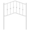 Stylish White Metal Headboard - 75 cm | Hipomarket