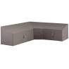 Madison L-shaped Lounge Cover 270x270 cm - Grey | HipoMarket