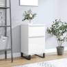 Sideboard High Gloss White 40x35x70 cm Engineered Wood Colour high gloss white Quantity in Package 1 