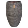 Capi Vase Nature Rib Elegant Deluxe - Anthracite 45x72 cm