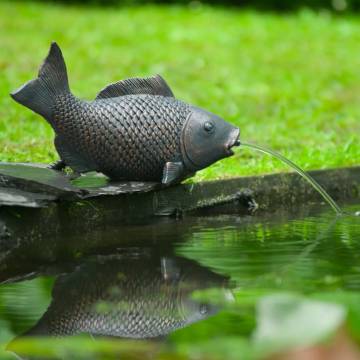 Ubbink Spitter Garden Fountain - Elegant Fish Decoration