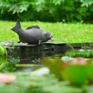 Ubbink Spitter Garden Fountain - Elegant Fish Decoration