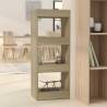 Sonoma Oak Book Cabinet & Room Divider | 40x30x103 cm