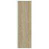 Sonoma Oak Book Cabinet & Room Divider | 40x30x103 cm