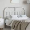 Metal Headboard White 120 cm Colour white Size 120 cm Quantity in Package 1 