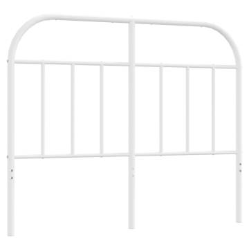 Stylish White Metal Headboard 120 cm | Hipomarket