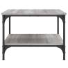 Stylish Grey Sonoma Coffee Table | Engineered Wood 55x55x40 cm