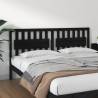 Black Pine Bed Headboard – Stylish & Rustic Design