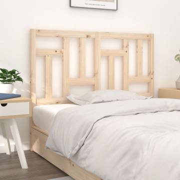 Stylish Solid Wood Pine Bed Headboard - 155.5x4x100 cm