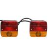 2 Pcs Red Trailer Lights - 12V Classic Bulb | HipoMarket