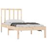 Solid Pine Bed Frame 90x190 cm Single - Timeless Design