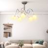 Ceiling Lamp with Round Glass Shades | 5 G9 LED Lights