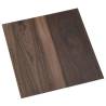 Self-Adhesive Dark Brown PVC Flooring Planks - 55 pcs | Hipomarket