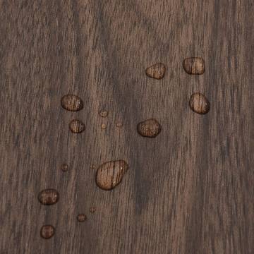 Self-Adhesive Dark Brown PVC Flooring Planks - 55 pcs | Hipomarket