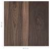 Self-Adhesive Dark Brown PVC Flooring Planks - 55 pcs | Hipomarket