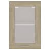 Hanging Glass Cabinet Sonoma Oak - 40x31x60 cm | Hipomarket