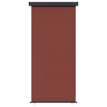 Balcony Side Awning 122x250 cm - Brown Privacy Screen