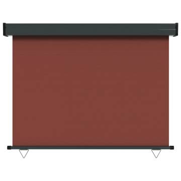 Balcony Side Awning 122x250 cm - Brown Privacy Screen