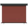 Balcony Side Awning 122x250 cm - Brown Privacy Screen