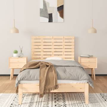 Elegant Solid Pine Wall Headboard | 81x3x63 cm | HipoMarket